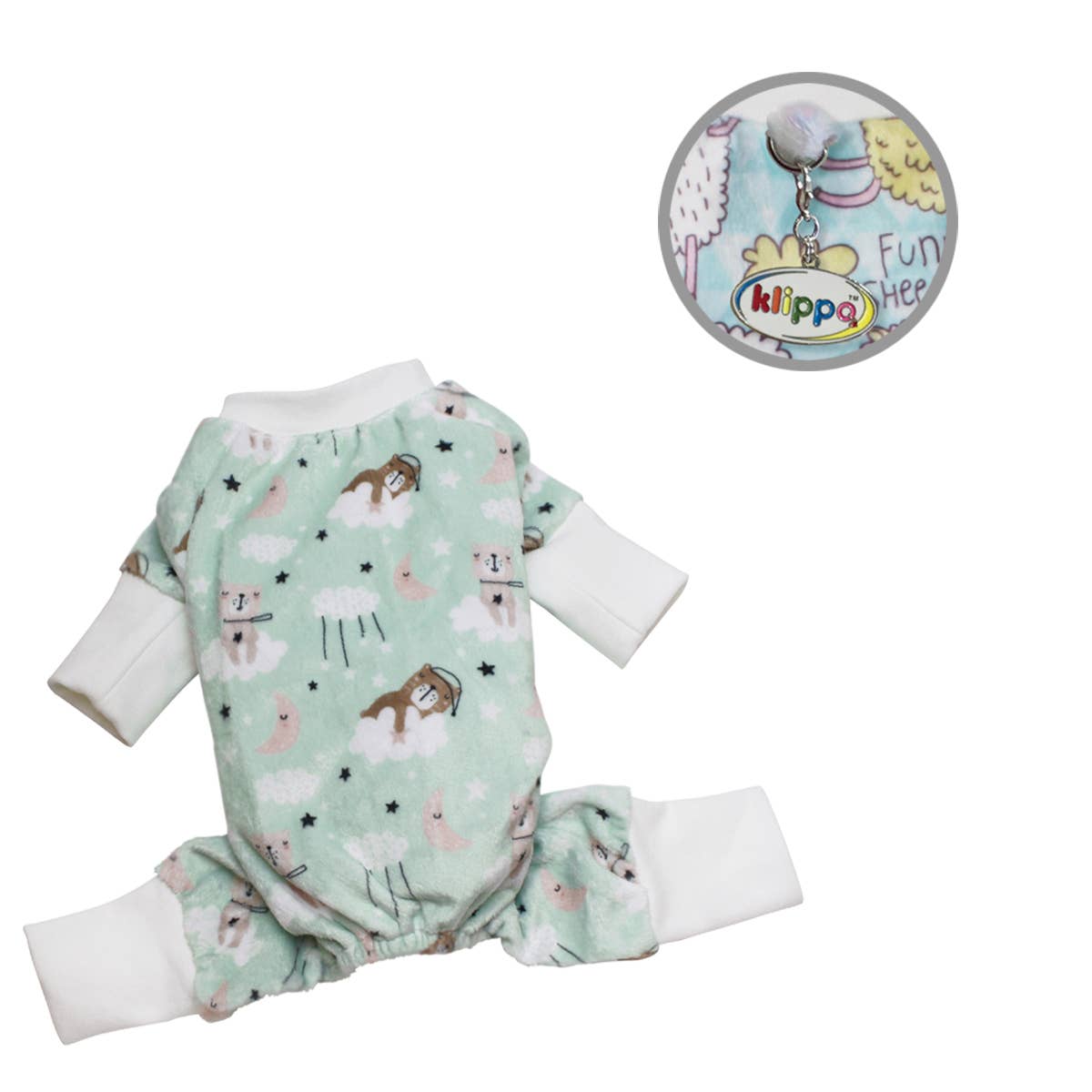 🐶 Ultra Soft Minky Bedtime Bears Pajamas for Dogs