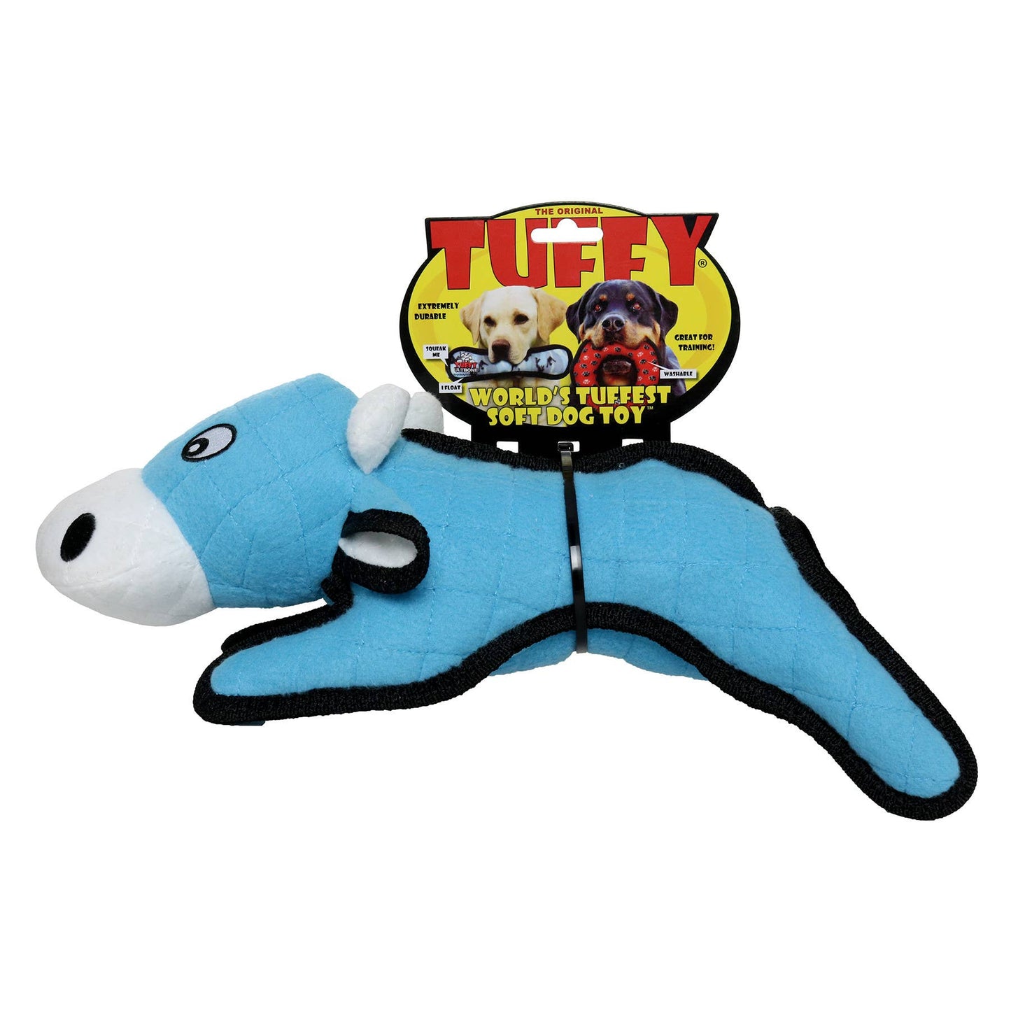 🐶 Tuffy Barnyard Cow, Durable, Tough, Squeaky Toy for Dogs