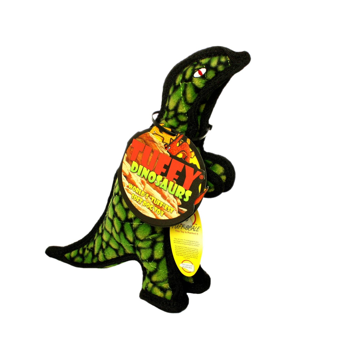 🐶 Tuffy Jr Dinosaur T-Rex, Durable, Squeaky Toy for Dogs