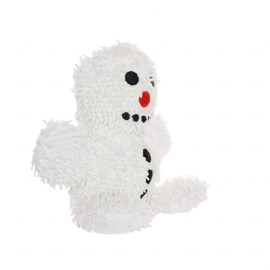 🐶 Mighty Microfiber Ball Snowman, Holiday Squeaky Toy for Dogs