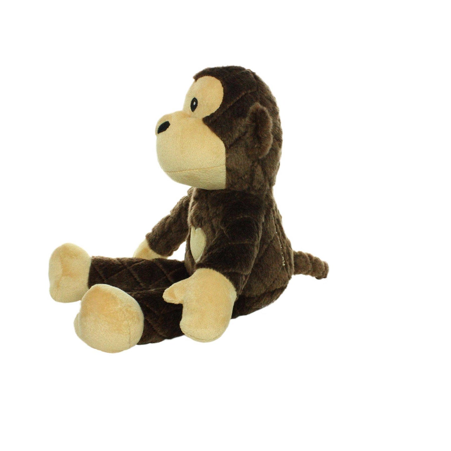 🐶 Mighty Safari Monkey - Brown, Plush, Squeaky Toy for Dogs