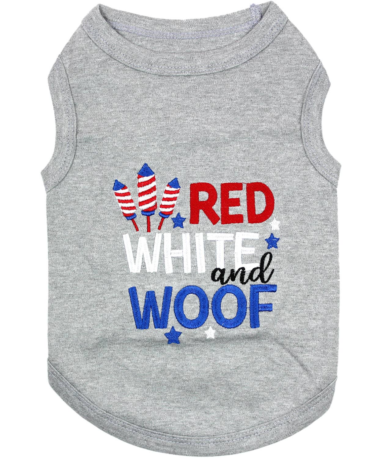 🐶 "Red, White & Woof" Shirt for Dogs