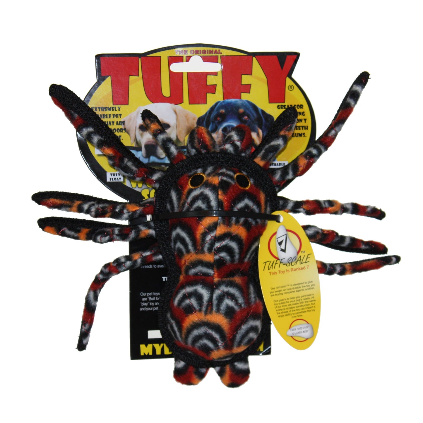 🐶 Tuffy Desert Tarantula, Tough, Durable Toy for Dogs