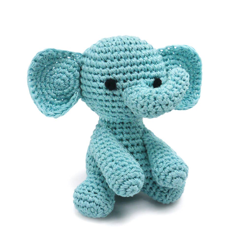 🐶 Crochet Dog Toy - Elephant Doll