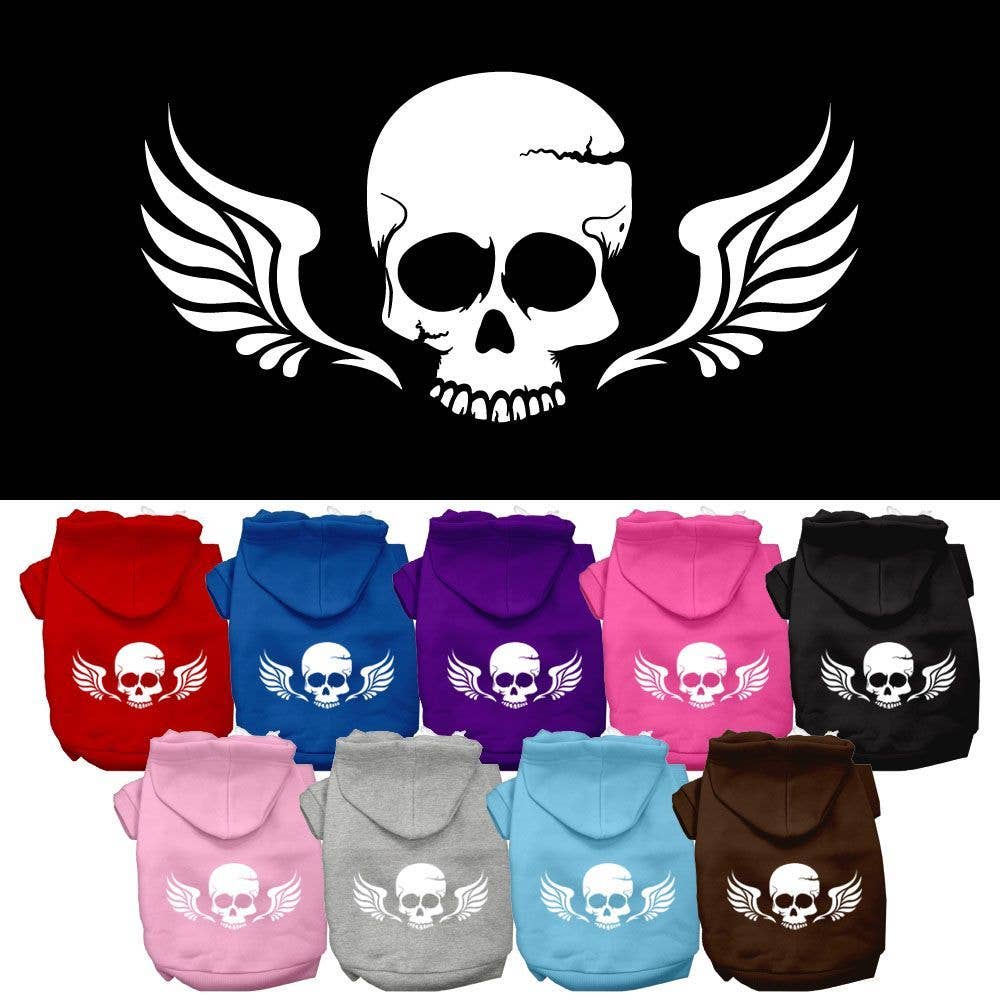 🐶 Skull & Wings Hoodie for Dogs