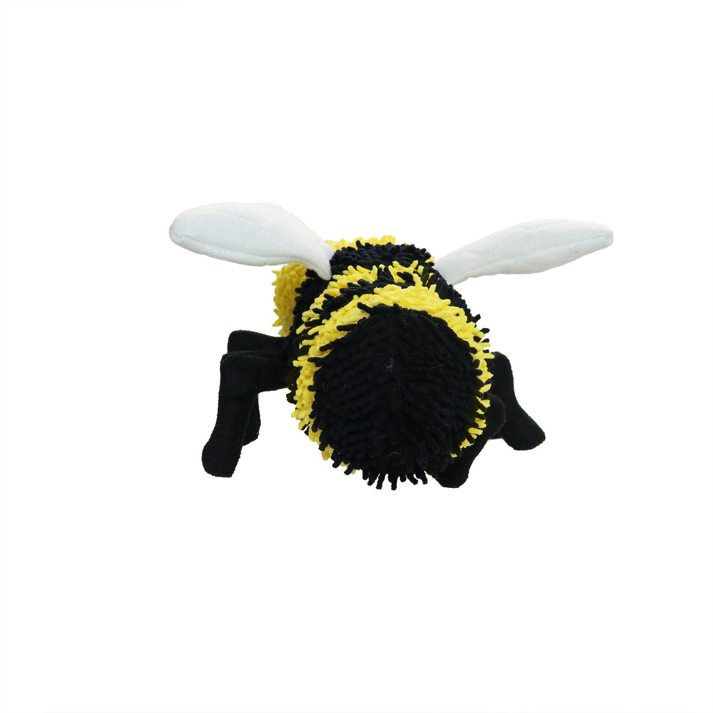 Mighty Microfiber Ball Med Bee, Durable, Squeaky Dog Toy