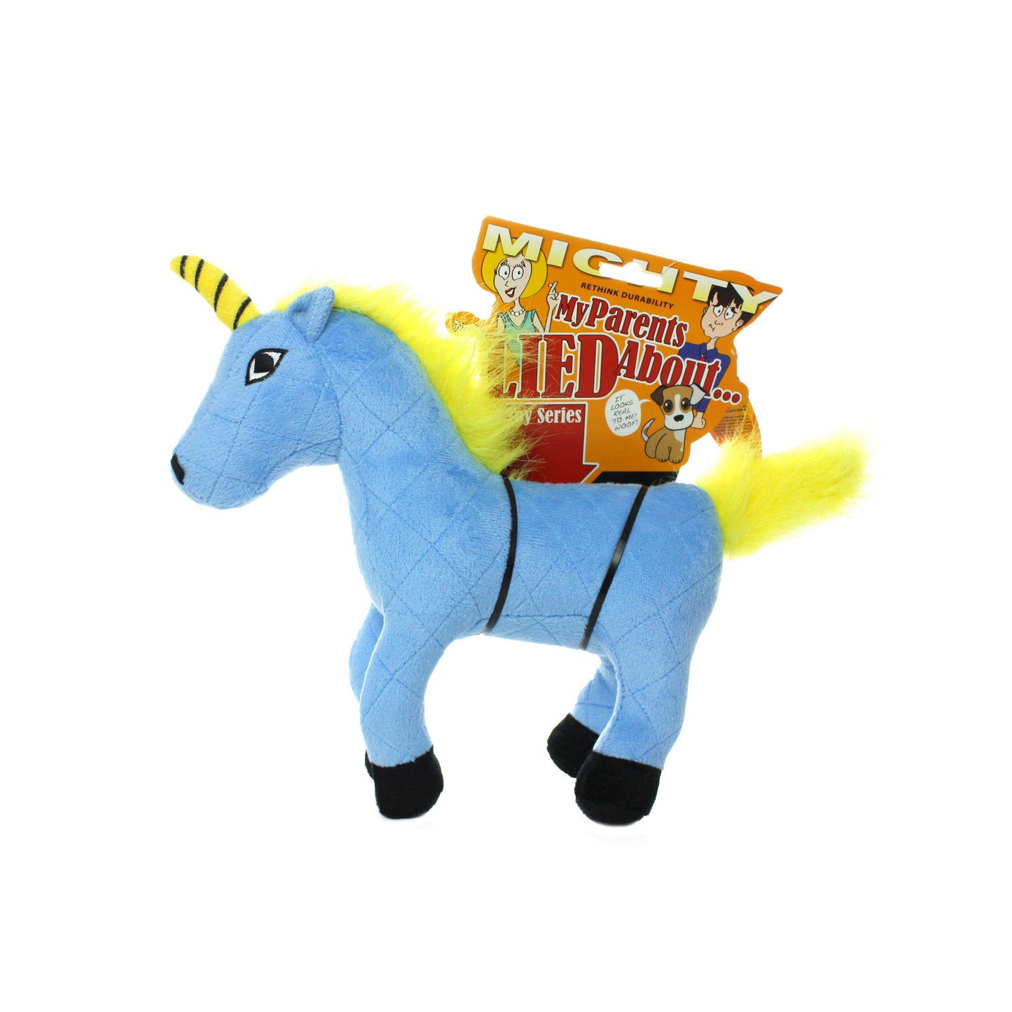 Mighty Jr Liar Unicorn, Plush, Squeaky Dog Toy