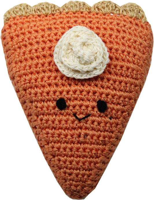 Knit Knacks Pumpkin Pie Organic Cotton Small Dog Toy