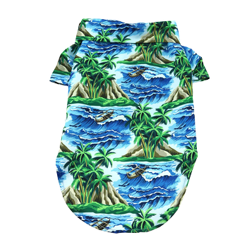 Hawaiian Camp Dog Shirt - Island Life