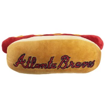 Atlanta Braves Hot Dog Toy for Dogs