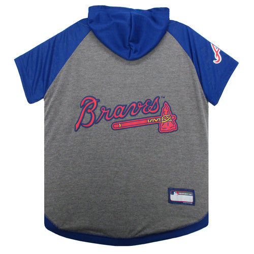 Atlanta Braves Dog Hoodie Tee Shirt