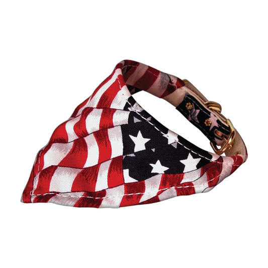 Dog Bandana Collar, "America The Beautiful"