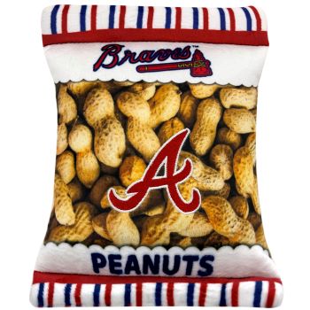 Atlanta Braves Peanut Bag Dog Toy