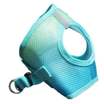 American River Choke Free Dog Harness Ombre Collection - Aruba Blue