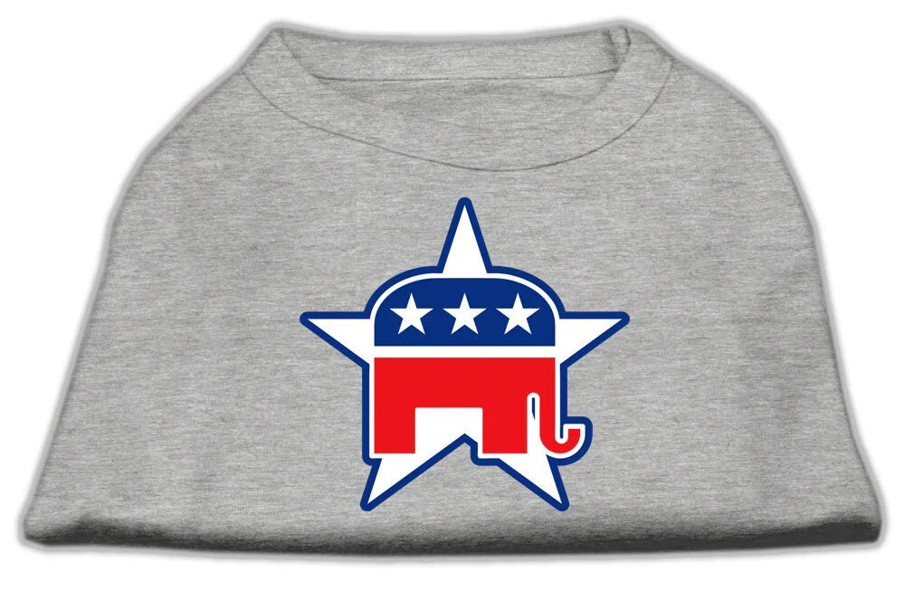 Dog Shirt Screen Printed, "Republican"