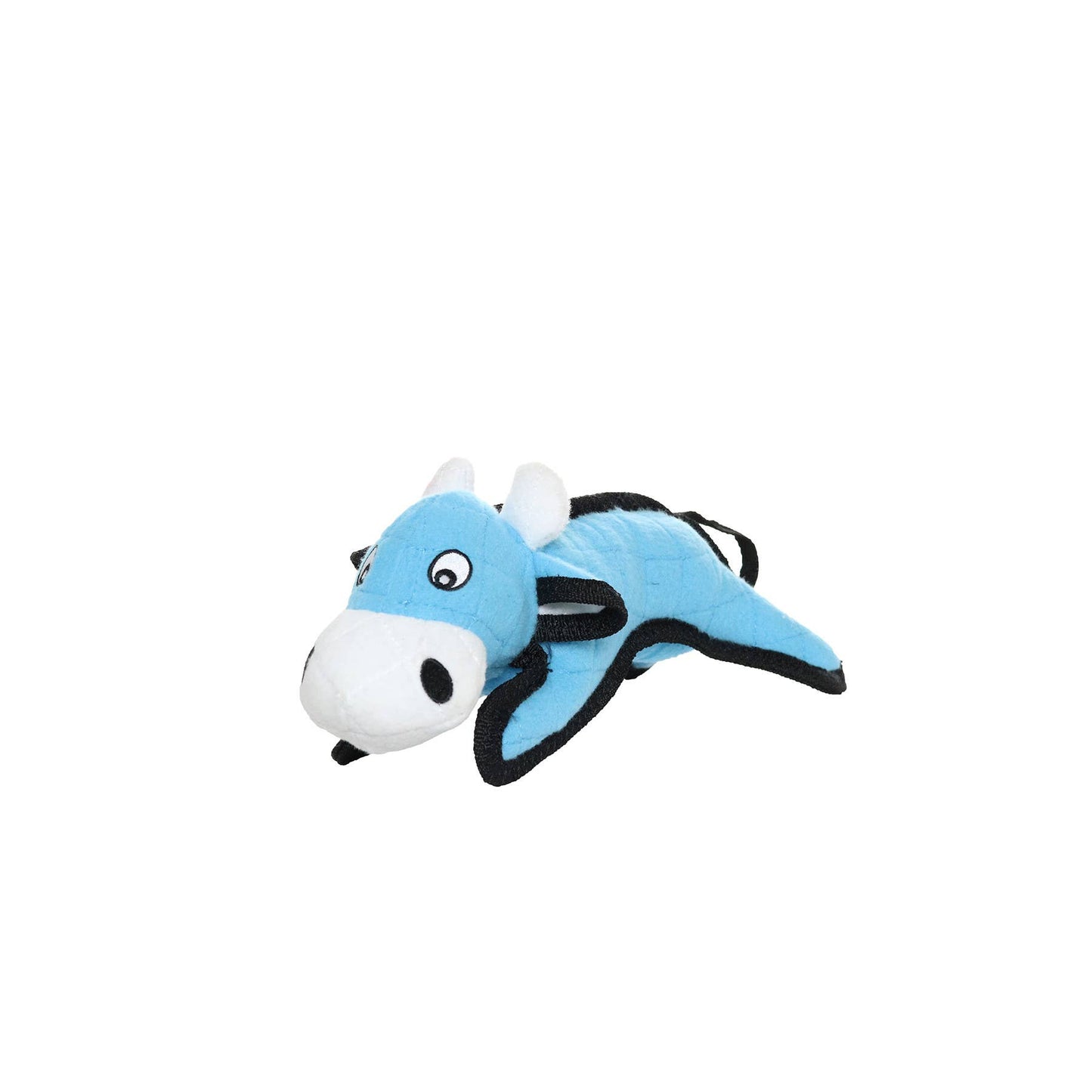 Tuffy Jr Barnyard Cow, Durable, Tough, Squeaky Dog Toy