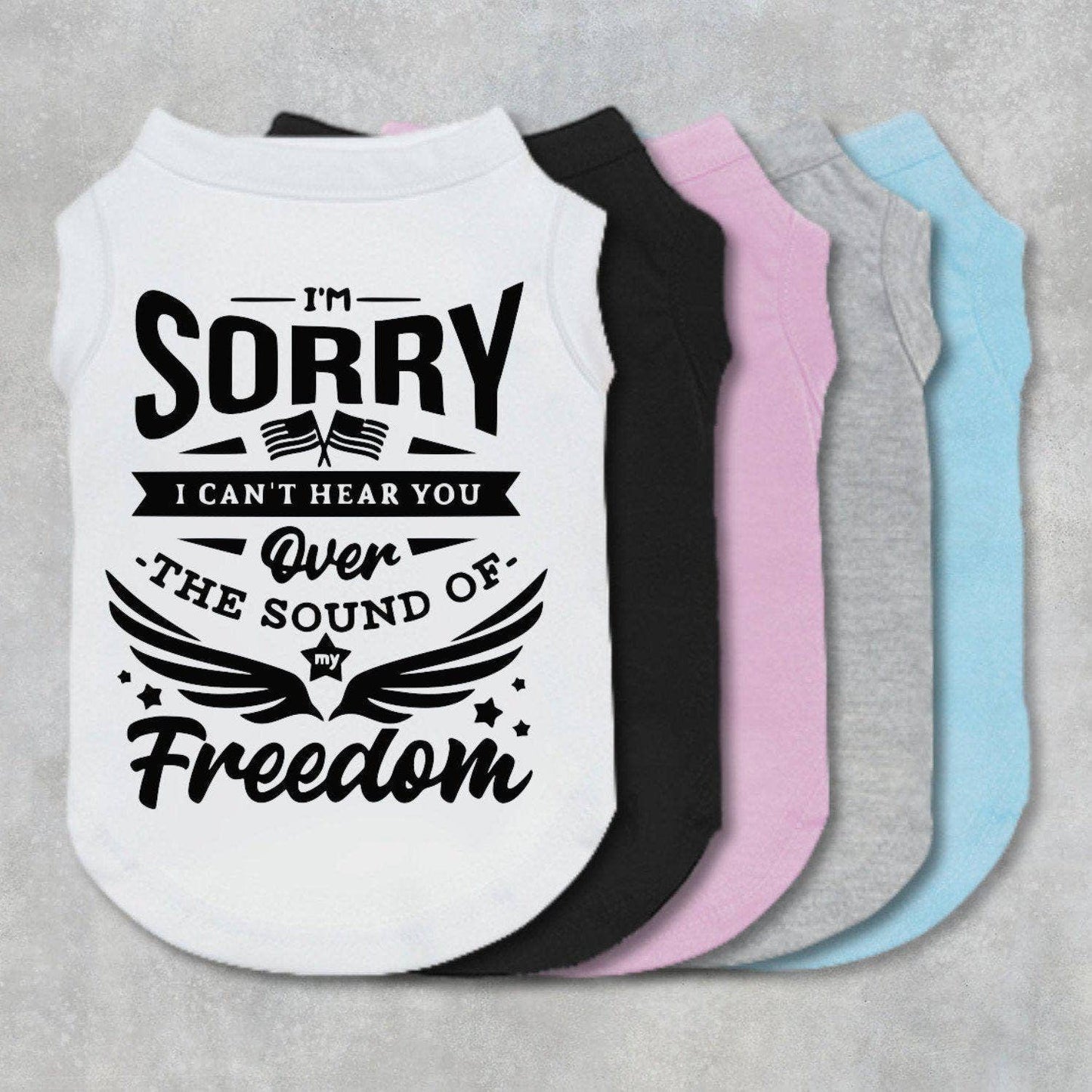 The Sound Of Freedom Dog Shirt