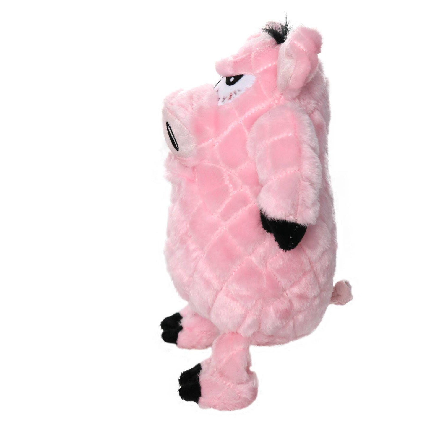 Mighty Angry Animals Pig, Plush, Squeaky Dog Toy