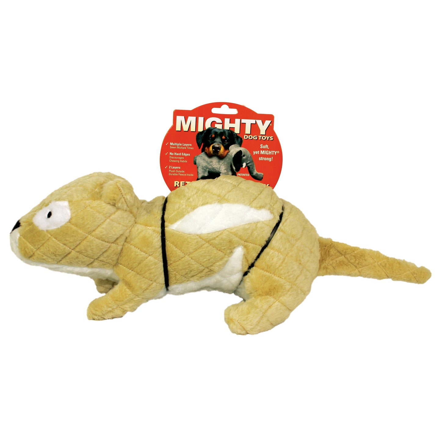 Mighty Massive Nature Chipmunk, Durable, Plush Dog Toy