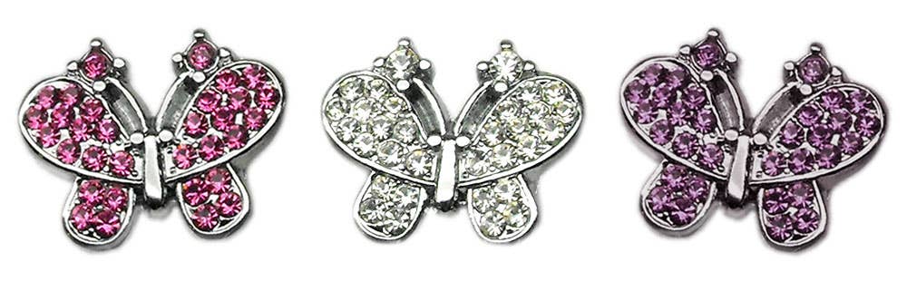 Slider Butterfly Charm for Dog Collar