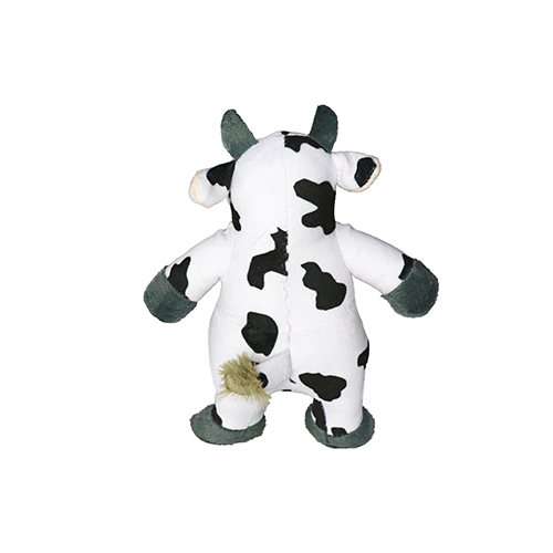 Mighty Jr Angry Animals Mad Cow, Plush, Squeaky Dog Toy