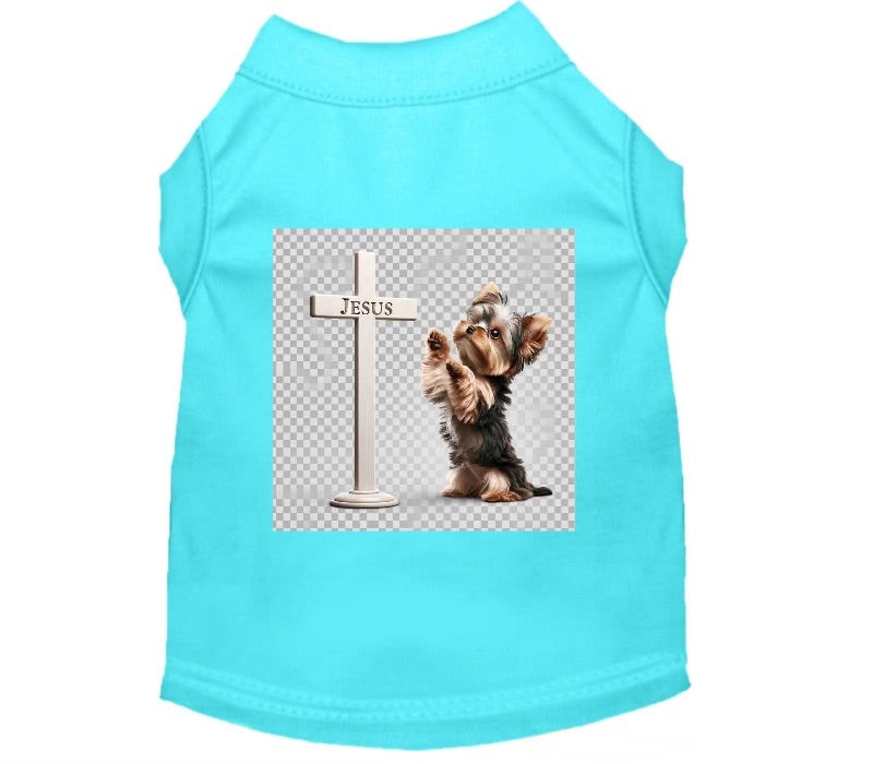 K-9 Goldmine "Praying Yorkie" Dog Shirt