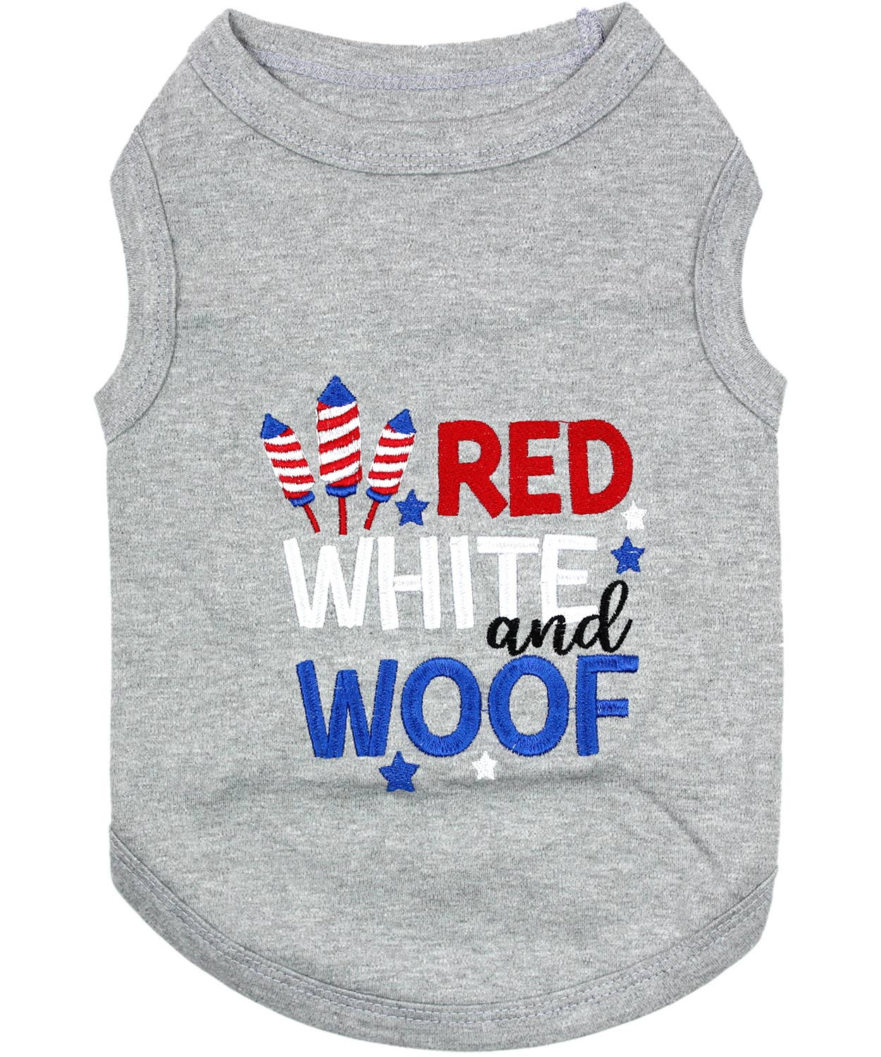 Red, White and Woof - Dog Shirt