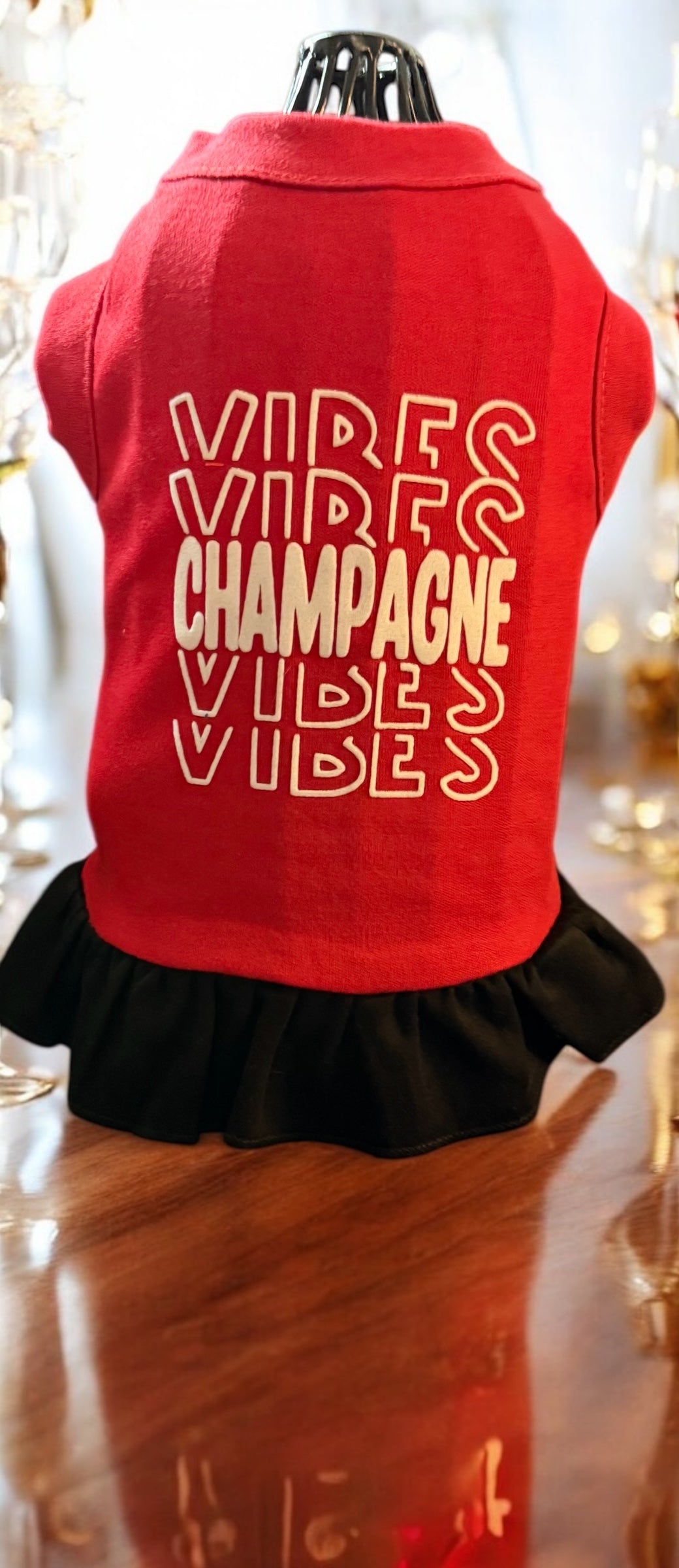 🐶 Champagne Vibes Dress for Dogs