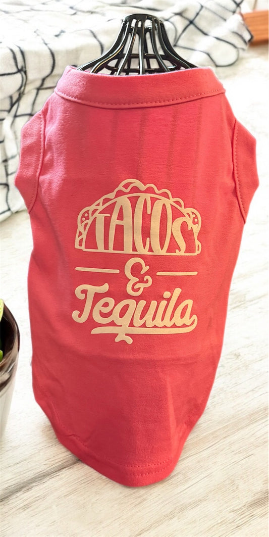 🐶 Tacos & Tequila Shirt for Dogs