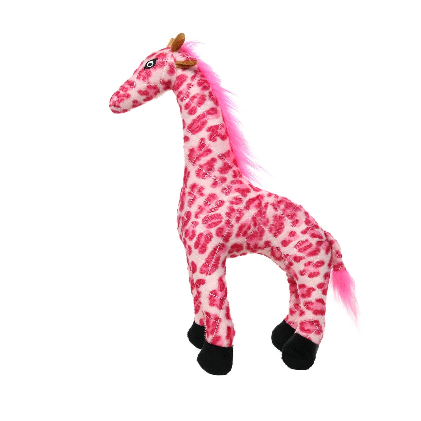 Mighty Safari Pink Giraffe, Plush, Squeaky Dog Toy