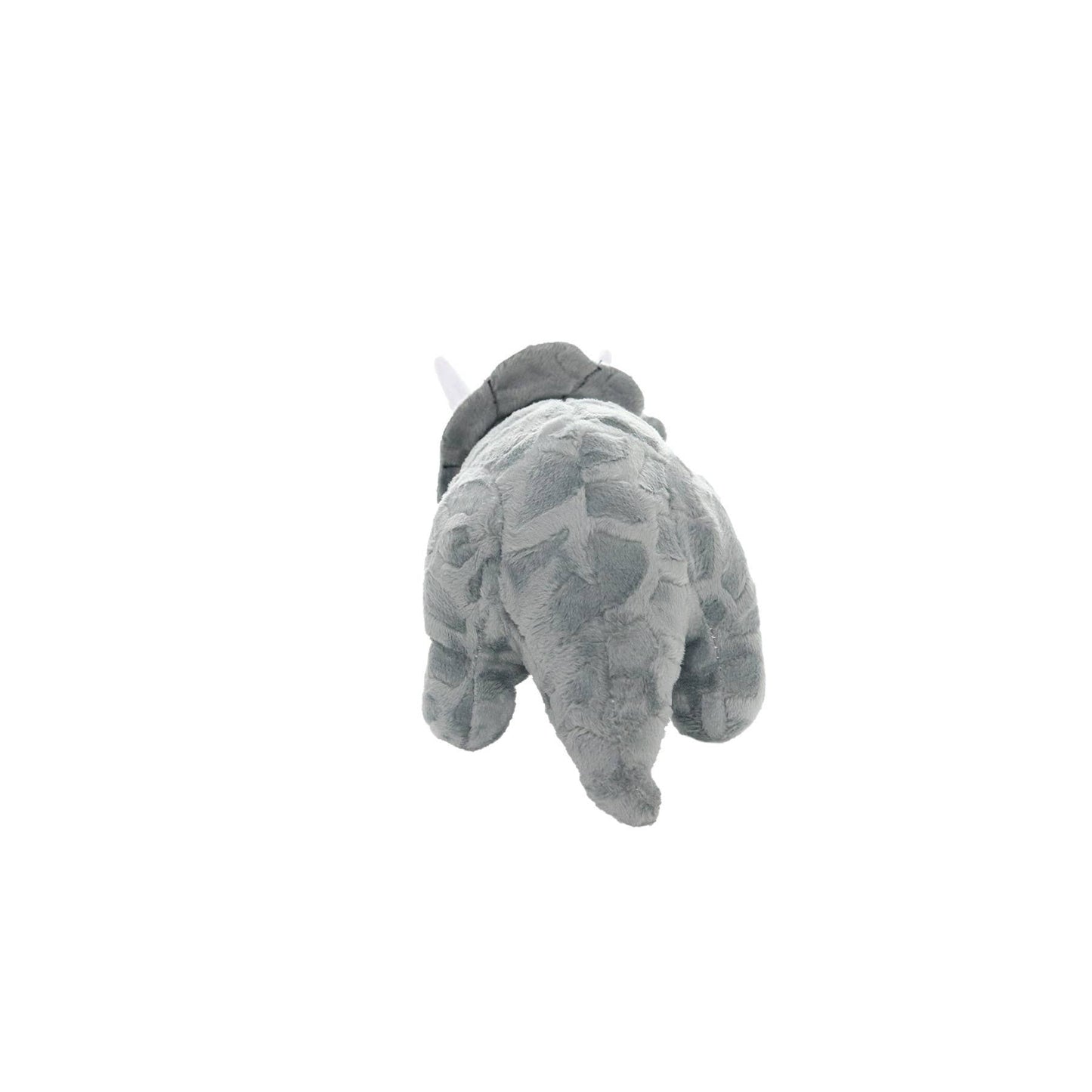 Mighty Jr Dinosaur Triceratops, Plush, Squeaky Dog Toy