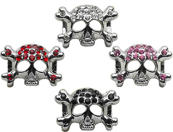 Skull Slider Charm for Dog Collar