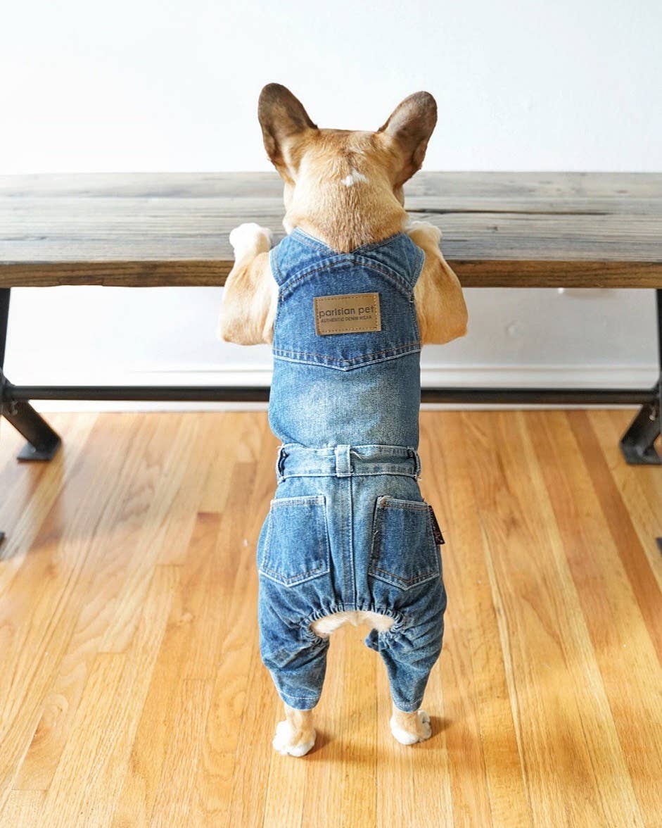 Dog Denim Overall