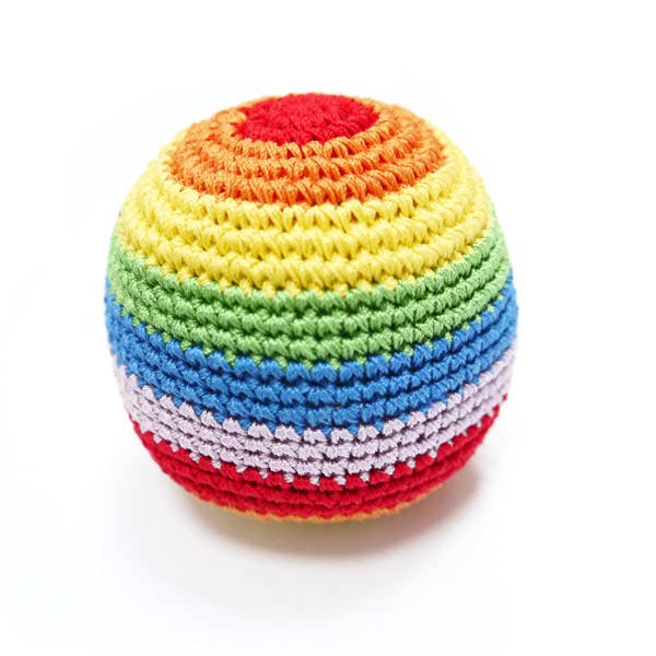 Crochet Toy - Rainbow Ball