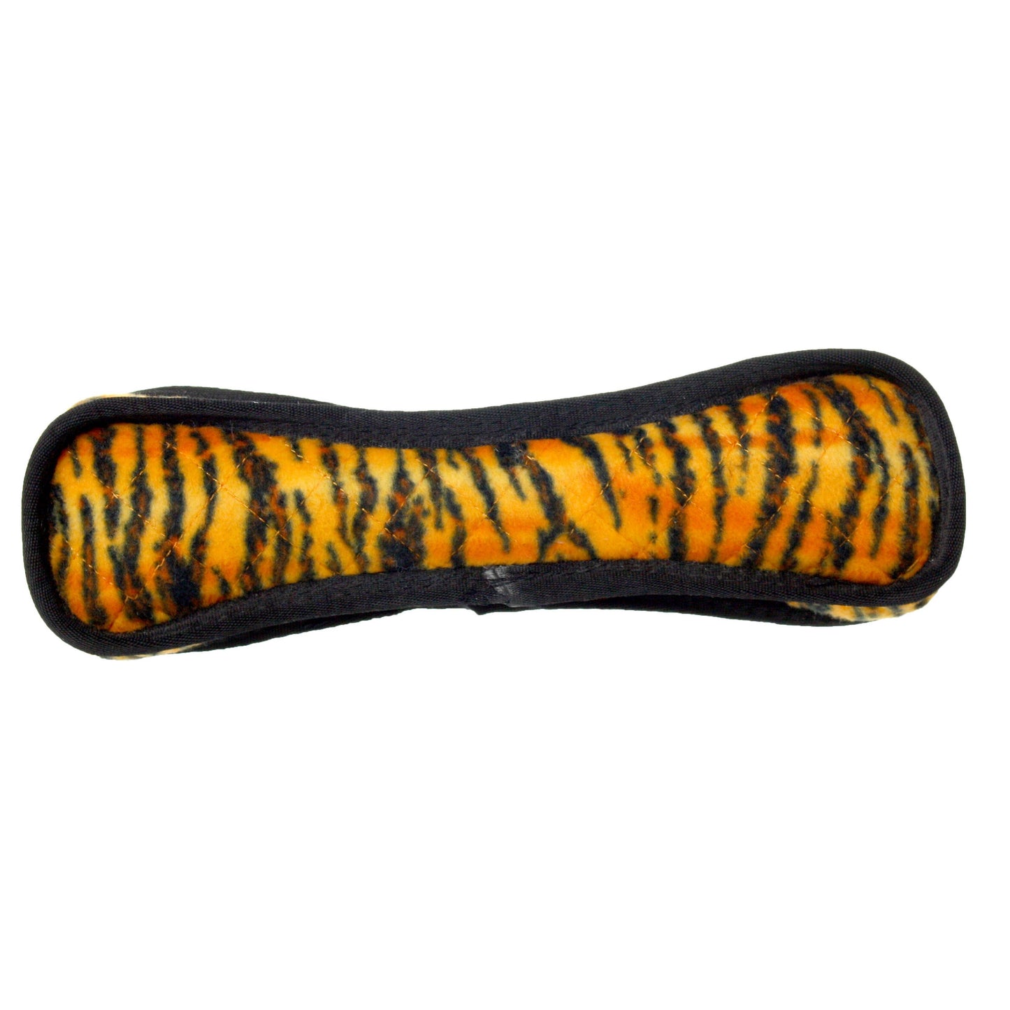 Tuffy Mega Bone Tiger, Durable, Tough, Squeaky Dog Toy