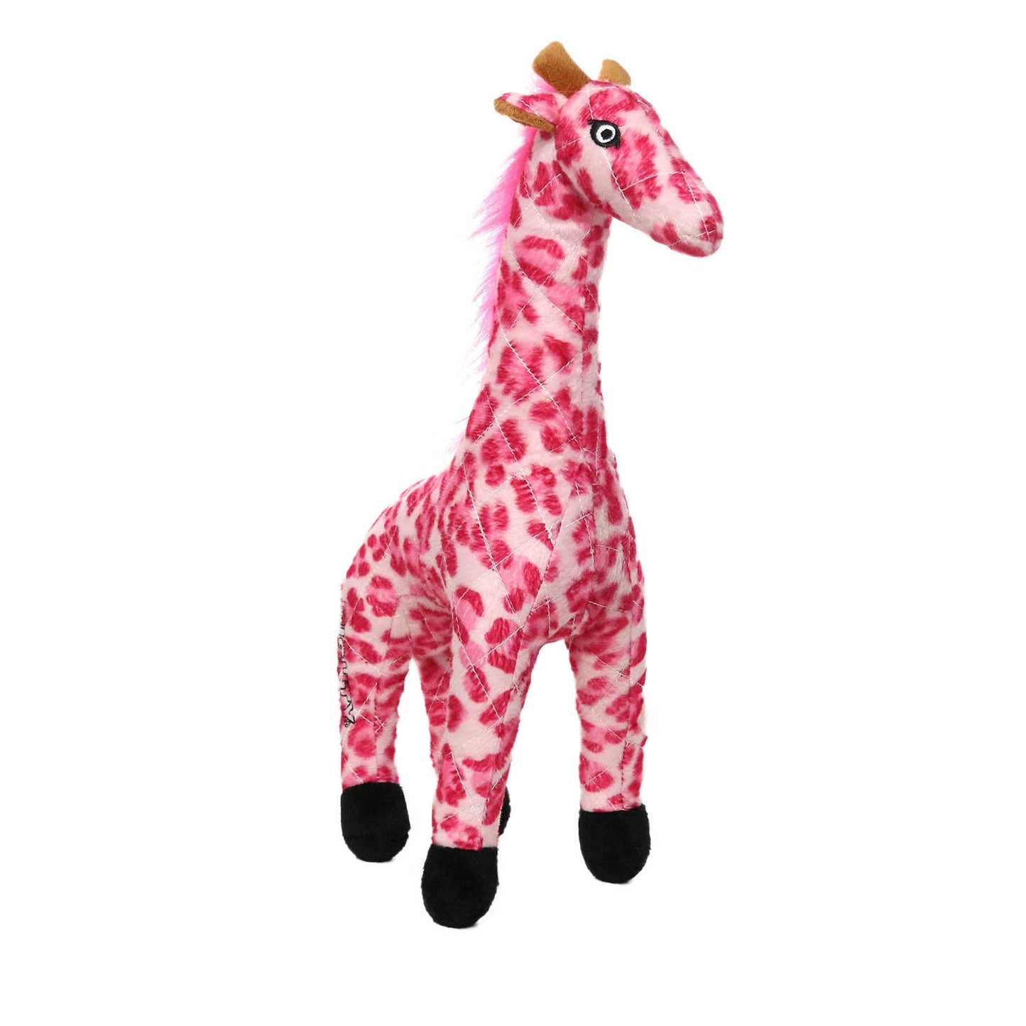 Mighty Safari Pink Giraffe, Plush, Squeaky Dog Toy