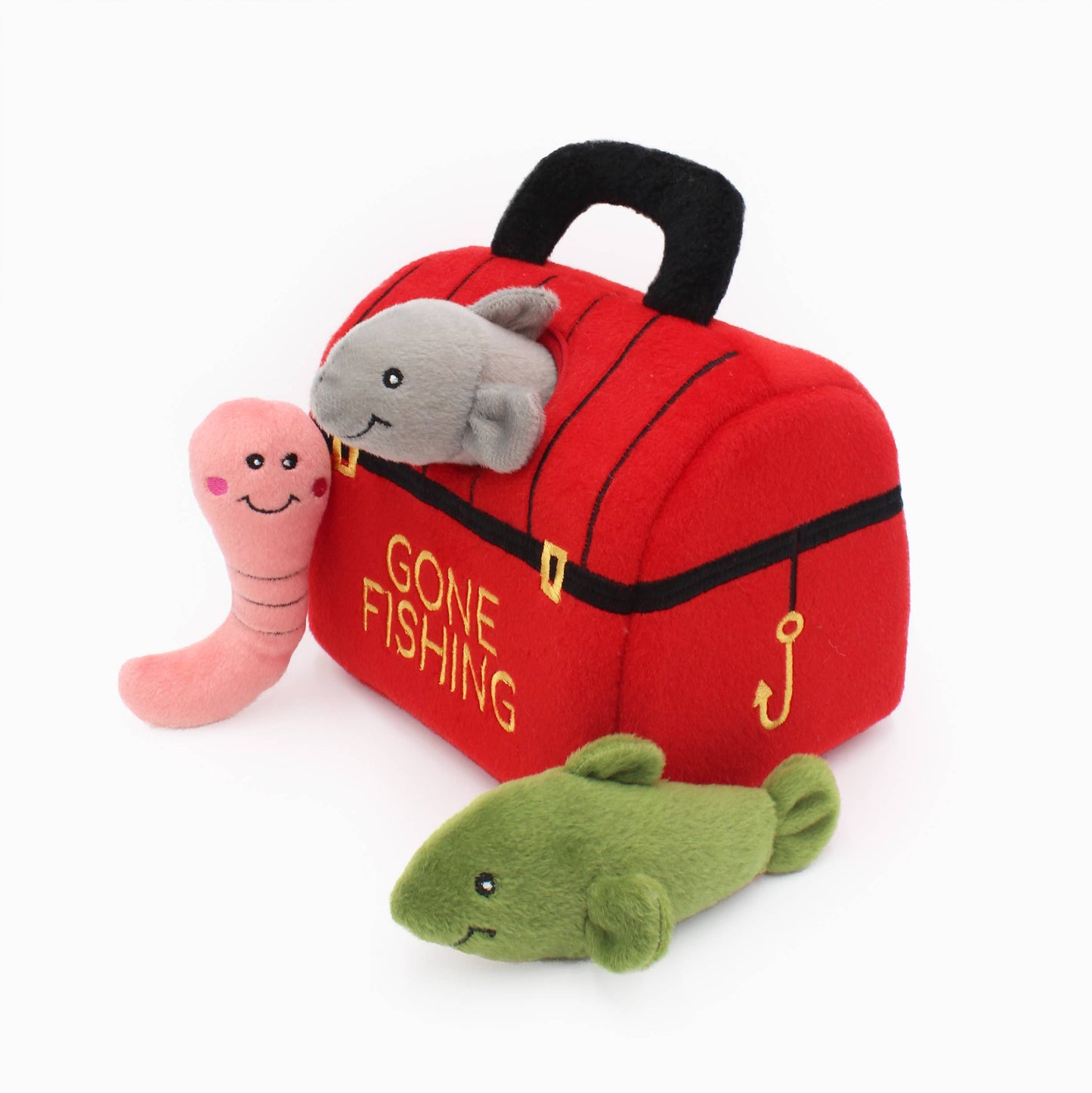 Zippy Burrow® - Tackle Box - Plush Dog Toy