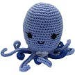 Knit Knacks Ollie the Octopus Organic Cotton Small Dog Toy