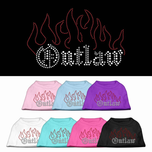 Outlaw Rhinestone Dog Shirts