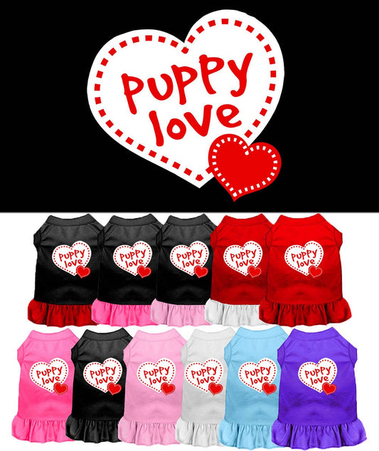 Puppy Love Screenprint Dresses