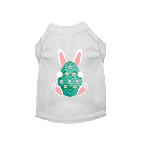 Pearl Easter Egg Bunny Dog Shirt