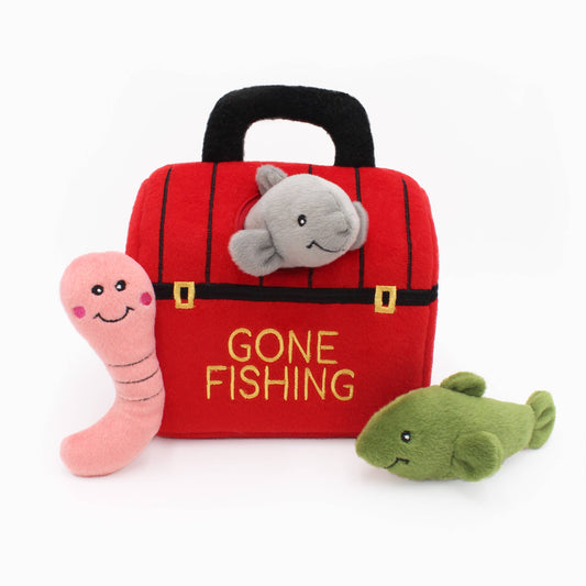 Zippy Burrow® - Tackle Box - Plush Dog Toy