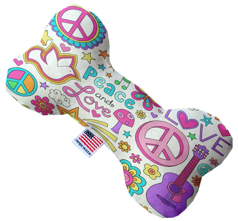 Hippie Love Dog Toy