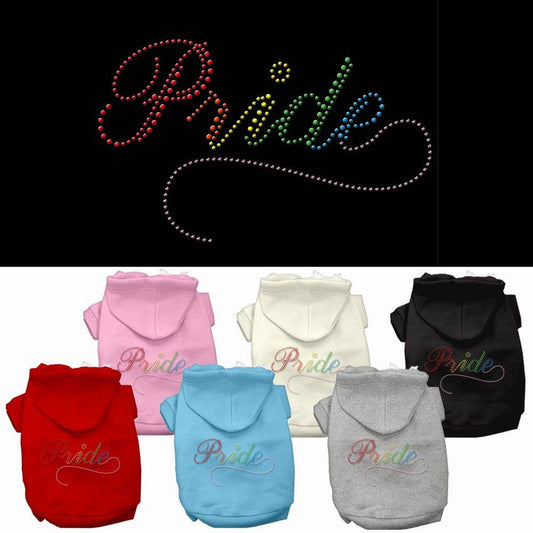 Rainbow Colored Pride Rhinestone Hoodies