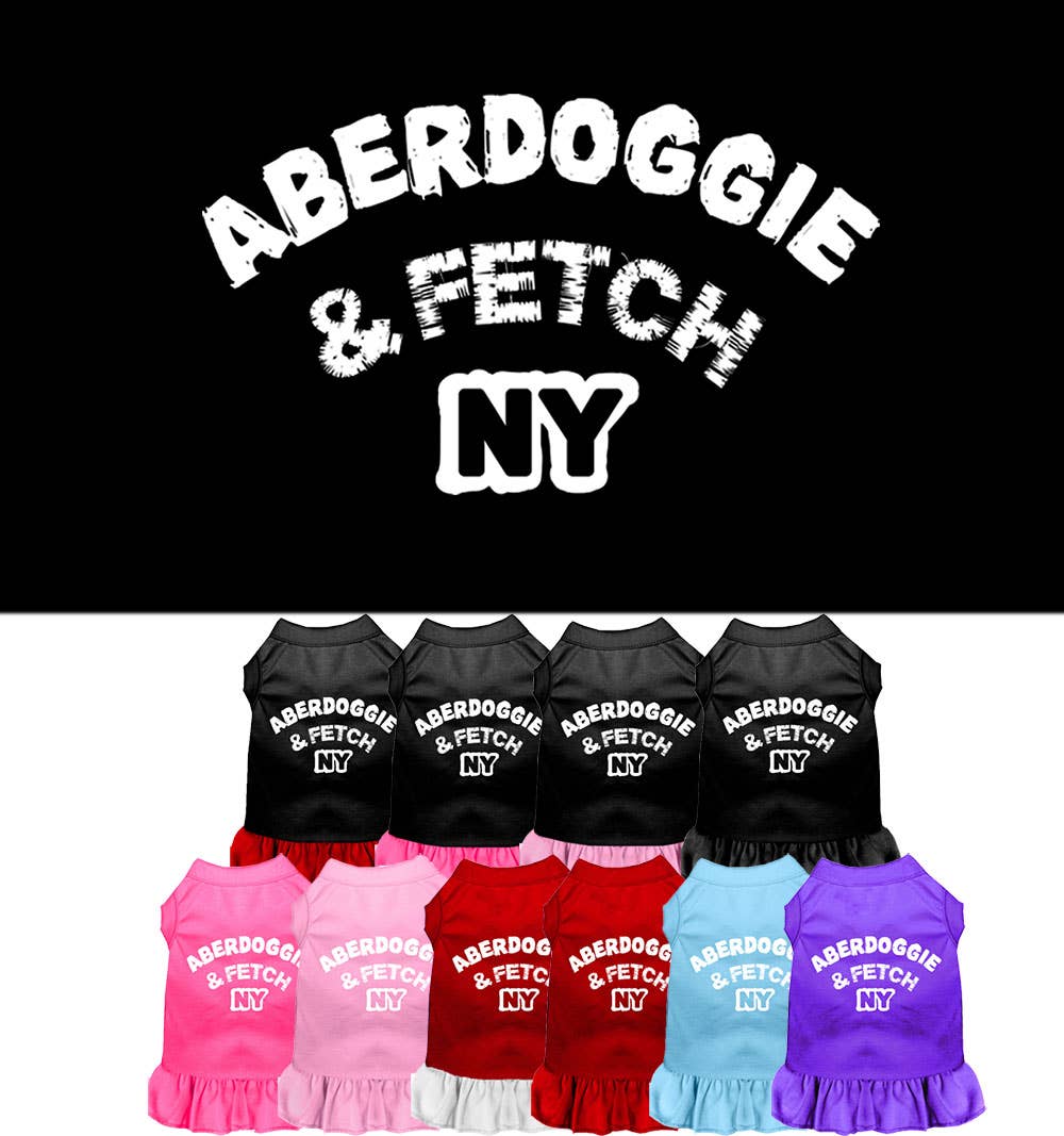 Aberdoggie NY Screenprint Dresses