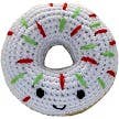 Knit Knacks Christmas Donut Organic Cotton Small Dog Toy