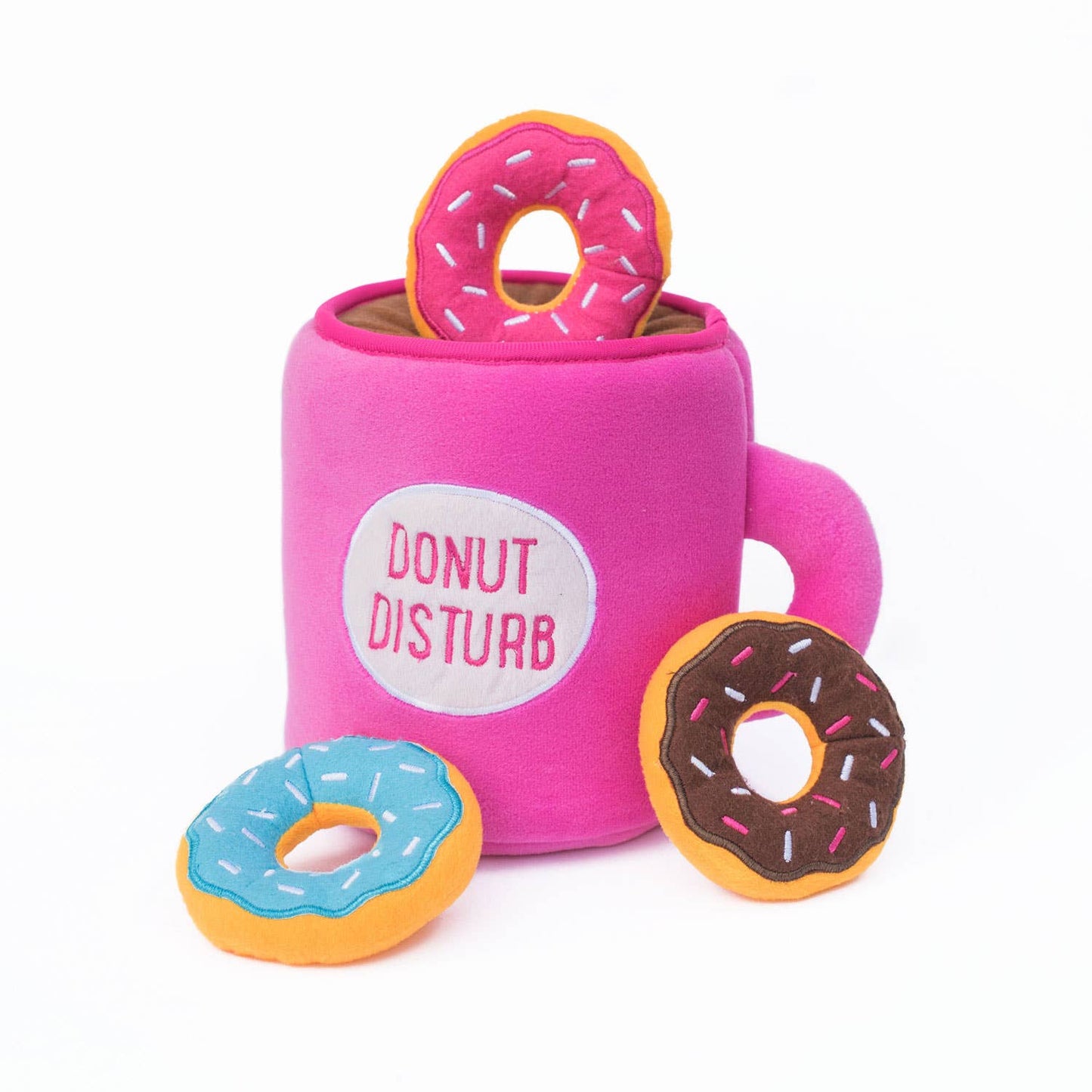 Zippy Burrow®  - Coffee and Donutz - Plush Dog Toy