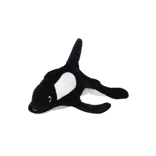 Tuffy Ocean Killer Whale, Durable, Tough, Squeaky Dog Toy