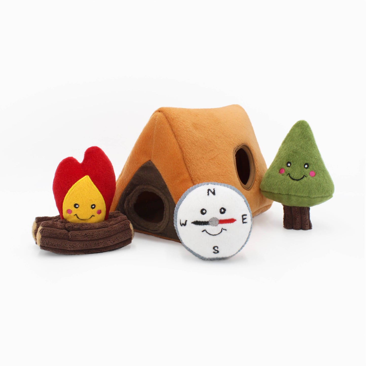 Zippy Burrow® - Camping Tent - Plush Dog Toy