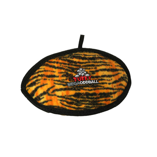 Tuffy Mega Odd Ball Tiger, Tough, Durable Dog Toy